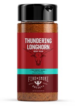 Grilovací koření Fire & Smoke Thundering Longhorn, 354 g