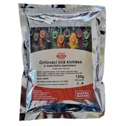 Grilovací bílá klobása s medvědím česnekem 120g Mistr Málek