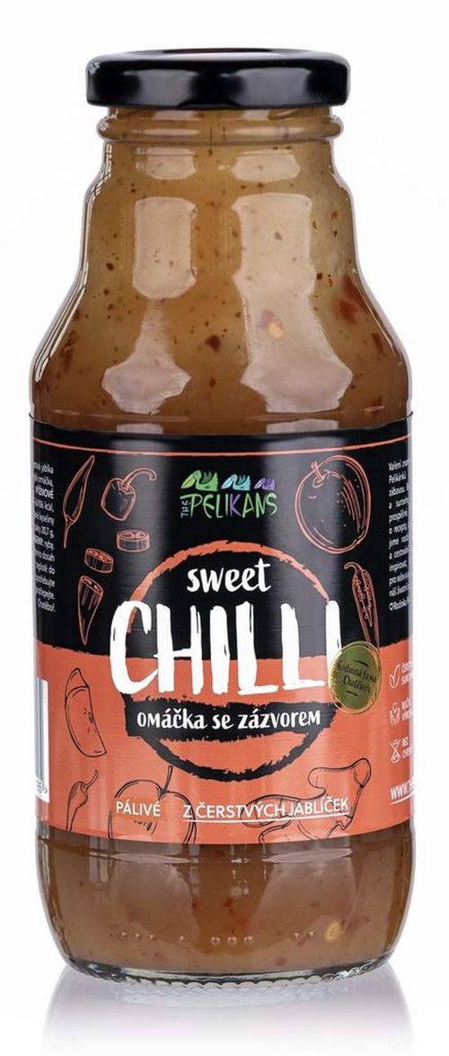 The Pelikans Sweet chilli grilovací omáčka se zázvorem, 330 g