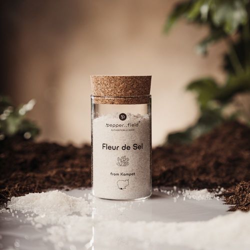 Solný květ - Fleur de Sel ve skleněné dóze 160g