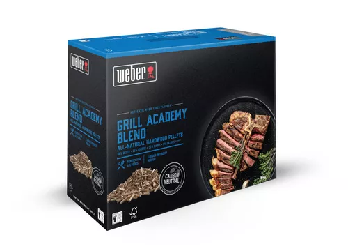 Weber dřevěné přírodní pelety – Směs Grill Academy, 8 kg