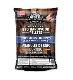 Dřevěné pelety Pit Boss Hickory, 9 kg