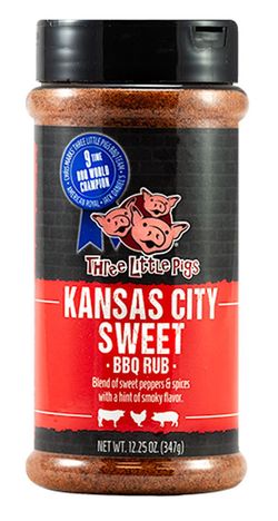 BBQ koření Three Little Pigs "KC Sweet", 347 g
