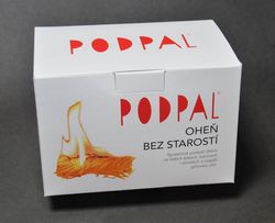 Ekologický podpalovač z dřevité vlny - 50 ks