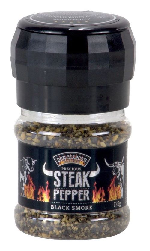 Steakový pepř Don Marco’s Black Smoke, 135 g