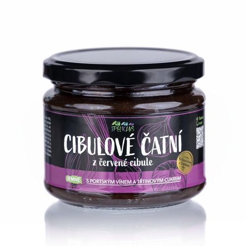 Cibulové čatní z červené cibule jemné 250 g