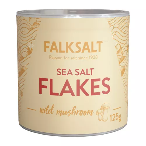 Houbová mořská vločková sůl Falksalt, 125g