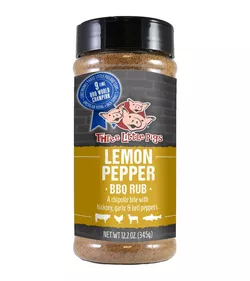 BBQ koření Three Little Pigs Lemon Pepper, 345 g