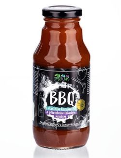 BBQ omáčka s karamelem, karibským rumem a přírodním kouřem 330g